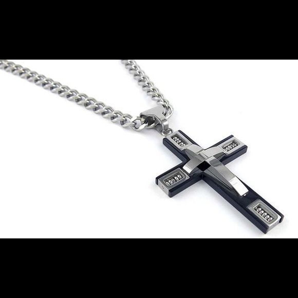 Stainless Steel Cross Necklace for Men & Women – FaithHeart  Men’s Cross Necklace (Stainless Steel)